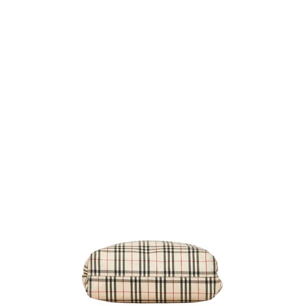 Burberry Nova Check Tote Bag Beige Tan Black Canvas - Picture 3 of 9
